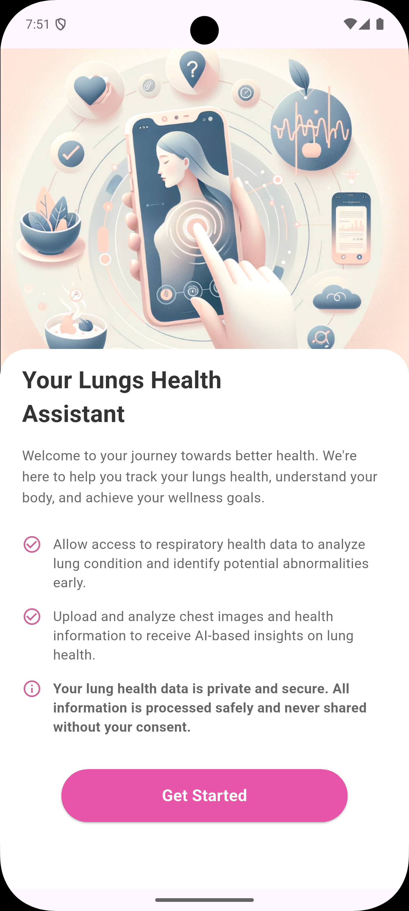 Lung disease detection screenshot 8