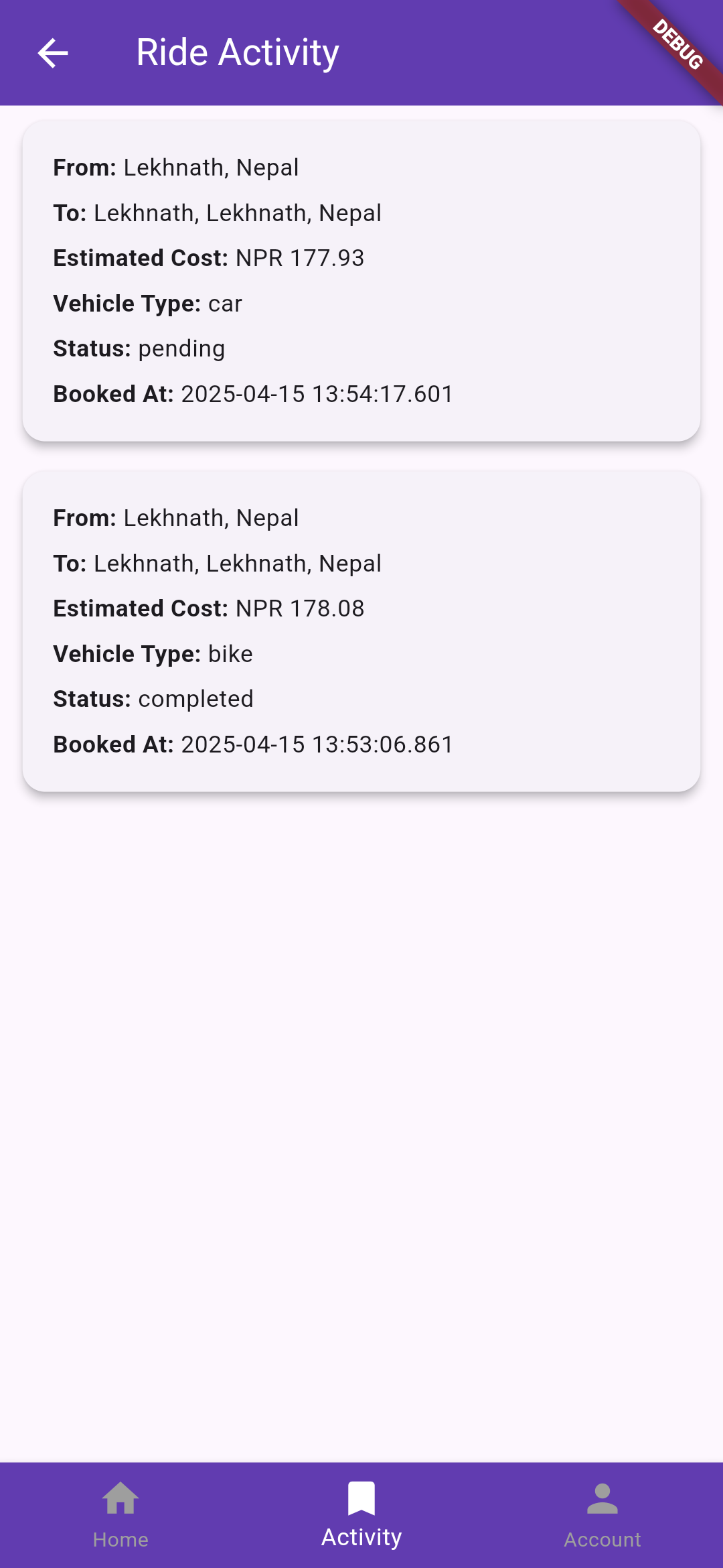 Ride Sharing screenshot 5